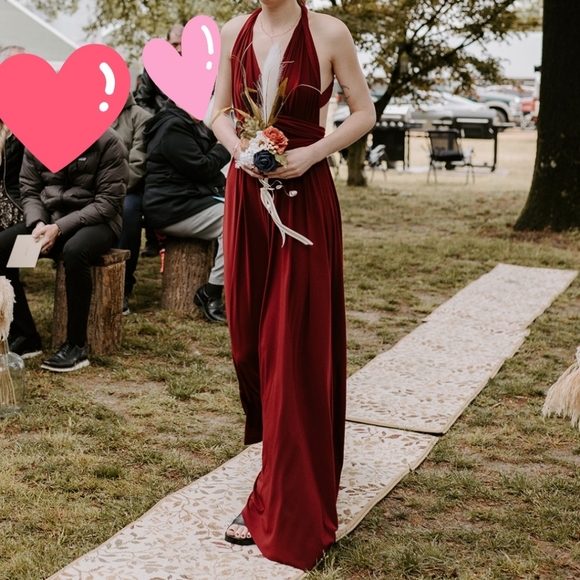 Atom New York Dresses & Skirts - Burgundy Infinity Maxi Dress